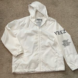 YEEZUS zip up wind breaker